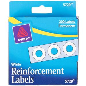 Image of HOLE REINFORCEMENTS WHT